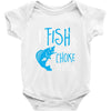i fish so i don't choke Baby Bodysuit