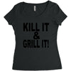 kill it grill it Women's Triblend Scoop T-shirt