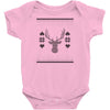 ugly deer christmas Baby Bodysuit