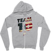 team 10 american flag Zipper Hoodie