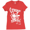 catwoman meow comic funny Ladies Fitted T-Shirt