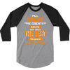 all men are created equal but only the best are born in january 1 3/4 Sleeve Shirt