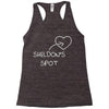 sheldon's spot Racerback Tank