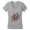 Clawed Up Women's V-Neck T-Shirt