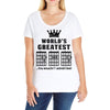 F Chord Dad Funny Guitar Ladies Curvy T-Shirt