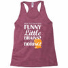 funny little brains Racerback Tank