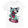 foxes Ladies Fitted T-Shirt