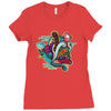 peacock Ladies Fitted T-Shirt