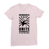 introverts Unite Separately in Your Own Homes Ladies Fitted T-Shirt