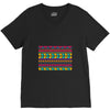 pattern overload V-Neck Tee
