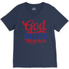 god bless america V-Neck Tee
