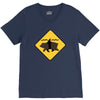 bear shark V-Neck Tee