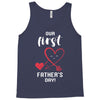Our First Father's Day! Baby Girl Tank Top