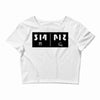 reflections on pi Crop Top