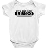 Put A Dent In The Universe Baby Onesie