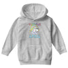 unicorns are born in april cute unicorn Youth Hoodie