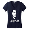 steven seagal out for justice retro Women's V-Neck T-Shirt