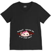 June Peeking Out Asian Baby Girl V-Neck Tee