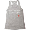 am i drunk Racerback Tank