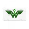 liver cancer wonder woman License Plate