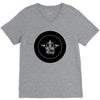black king V-Neck Tee