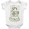 be aware of the spy crowave Baby Onesie