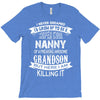 Super Cool Nanny Of A Freaking Awesome Grandson T-Shirt