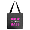 turn up the bass Tote Bags