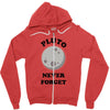pluto never forget Zipper Hoodie