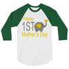 happy mother day 3/4 Sleeve Shirt