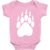 large bear paw print crew neck long sleeve Baby Onesie