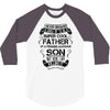 Super Cool Father Of A Freaking Awesome Son 3/4 Sleeve Shirt