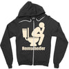 heimschei&szlig;er funny Zipper Hoodie
