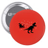noel dinosaur Pin-back button