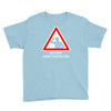 body under construction road sign Youth Tee