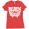 black panther Ladies Fitted T-Shirt