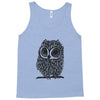 owl on athletic Tank Top