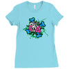 skull pops Ladies Fitted T-Shirt