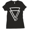 summer men casual triangle Ladies Fitted T-Shirt