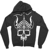 viking skull Zipper Hoodie