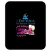 yoga and wine Mousepad