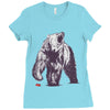 bear block Ladies Fitted T-Shirt