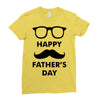 happy father&rsquo;s day 2 Ladies Fitted T-Shirt