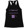i crochet so i don't choke people save a life, send yarn Racerback Tank
