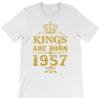 kings are born in 1957 T-Shirt