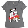 bad dog Women's Triblend Scoop T-shirt