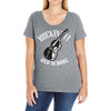 rockin' it old school bass Ladies Curvy T-Shirt