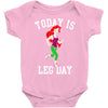 today is leg day Baby Onesie