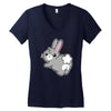 kiss my soft ass Women's V-Neck T-Shirt