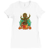 groovy groot Ladies Fitted T-Shirt